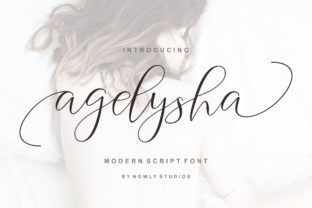 Agelysha Script: A Handwritten Font That Feels Like Home