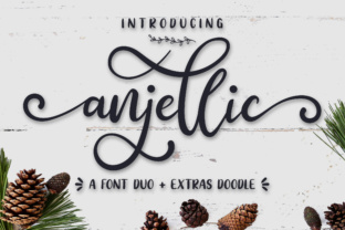 Anjellic Duo: A Handwritten Script Font That Elevates Digital Branding