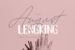 August Duo: A Script Handwritten Font Duo That Elevates Real Makers