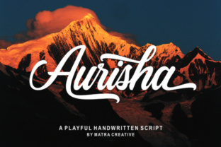 Aurisha Script: A Handwritten Font That Feels Human in Real Campaigns