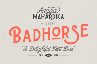 Badhorse: A Clean, Playful Font Duo for Small Business Branding