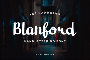Blanford: A Bold Handwritten Font That Makes Your Message Unmissable