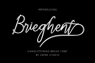 Brieghent: A Luxurious Script Font for Digital Brand Moments