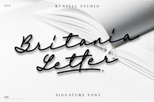 Britania Letter: A Handwritten Font That Makes Your Brand Feel Thoughtful