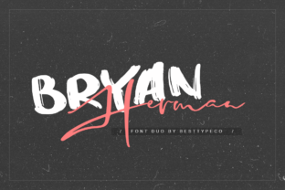 Bryan Herman: A Handwritten Script Font for Digital Branding