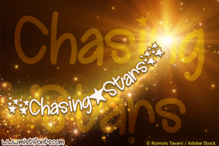 Chasing Stars: A Playful Handwritten Font for Brand Identity