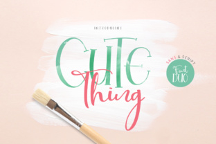 Cute Thing Duo: A Script + Sans Font Pair for Digital Branding