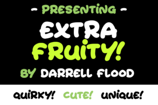 Extra Fruity: A Playful Script Handwritten Font for Food & Fun Brands