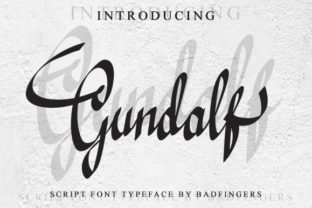 Gundalf: A Script Font That Commands Attention