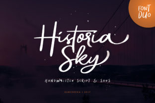 Historia Sky Duo: A Script + Sans Font Pair for Campaign Clarity