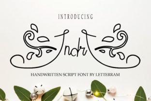 Indri: A Modern Script Font for Editorial Warmth