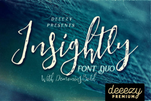 Insightly Font Duo: A Retro Script Typeface for Authentic Branding