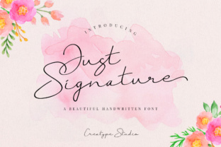 Just Signature: A Fresh Script Font That Elevates Your Brand