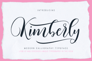 Kimberly Script: A Modern Calligraphy Font for Real Business Branding