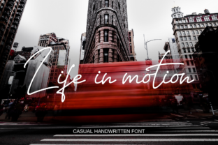 Life in Motion: A Handwritten Font That Moves Your Website