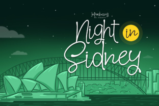 Night in Sidney: A Script Font That Breathes Quiet Confidence
