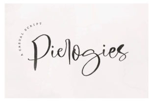 Pierogies Script: A Luxe Handwritten Font for Makers