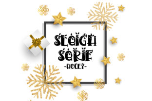 PN Sleigh Serif Holly: A Handcrafted Serif Font for Seasonal Charm