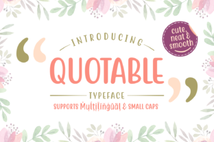 Quotable: A Friendly Script Font That Makes Your Brand Feel Human