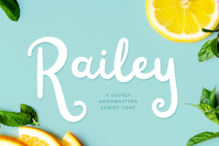 Railey Script: A Modern Handwritten Font for Editorial Design