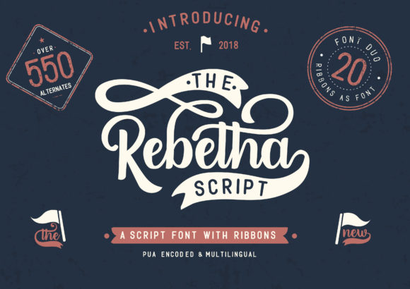 Rebetha Duo: A Script + Sans Serif Font Pair for Digital Branding