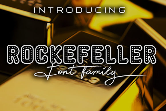 Rockefeller Family Font: Retro Charm for Handmade Labels & Printables
