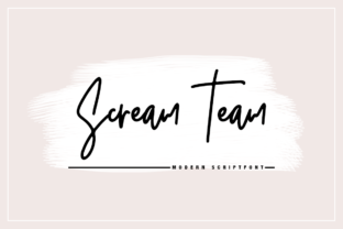 Scream Team: A Handmade Script Font That Elevates Real Business Branding