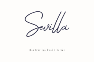 Sevilla: A Clean Handwritten Font for Real Business Branding