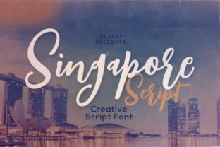 Singapore Script: A Playful, Brush-Style Typeface for Real Branding
