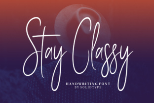 Stay Classy: A Handwritten Script Font That Feels Like It Belongs