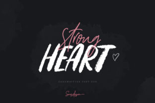 Strong Heart Duo: A Script Handwritten Font for Digital Brand Clarity
