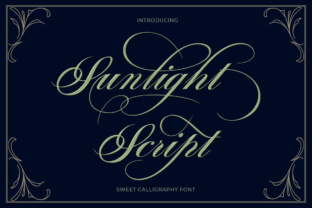 Sunlight Script: A Thoughtful Typeface for Elegant Editorial Moments