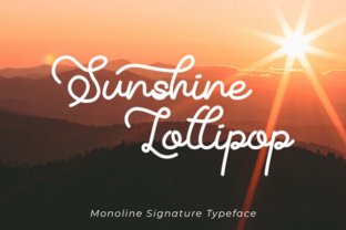 Sunshine Lollipop: A Warm, Refined Script Font for Editorial Design