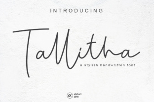 Tallitha: A Modern Handwritten Font for Digital Branding