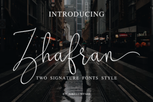 Zhafran: A Thoughtful Script Font for Editorial Warmth